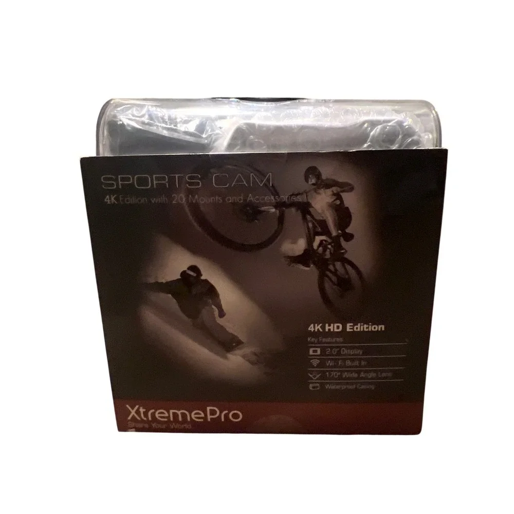 XtremePro Sports Cam 4K HDEdition Wifi 20 Mounts Accessories Waterproof Outdoors